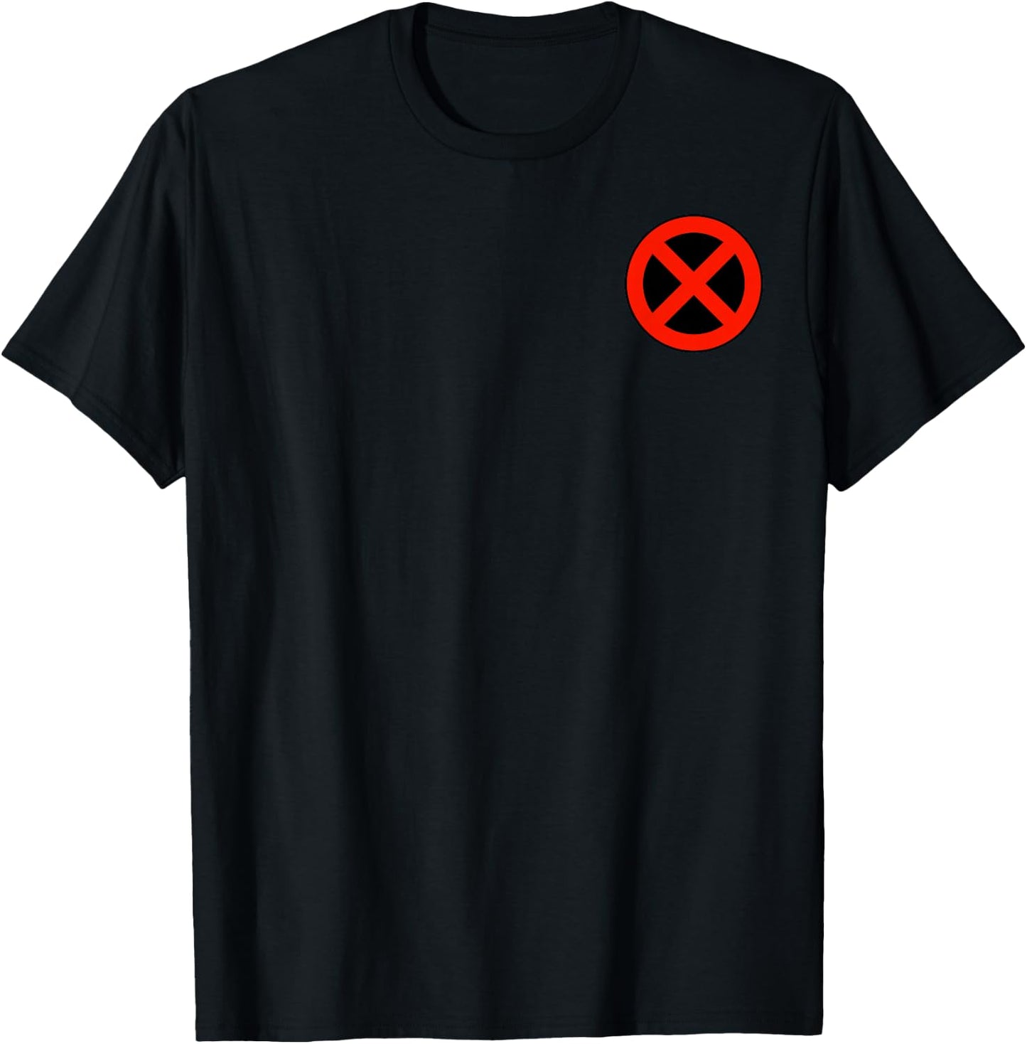 Marvel X-Men Small Pocket Size Classic X Logo T-Shirt - T-Shirt | Black