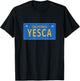 Yesca California Mota 420 Marijuana T-Shirt - T-Shirt | Black