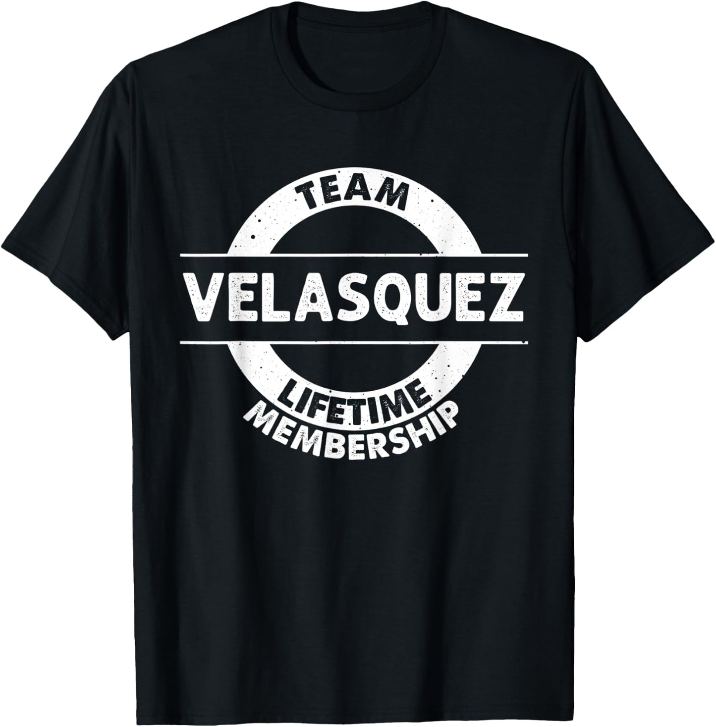 VELASQUEZ Gift Funny Surname Family Tree Birthday Reunion T-Shirt - T-Shirt | Black