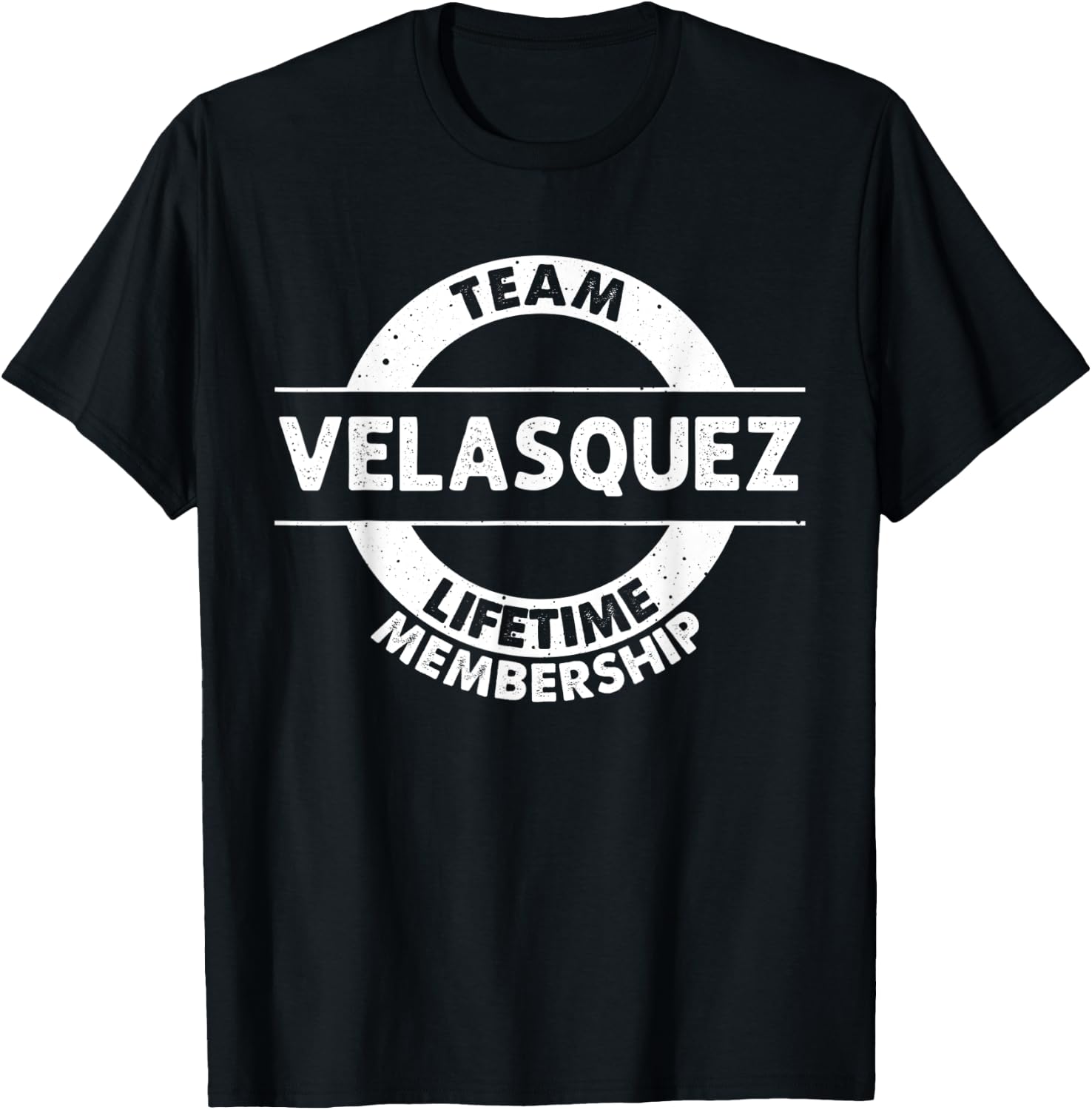 VELASQUEZ Gift Funny Surname Family Tree Birthday Reunion T-Shirt - T-Shirt | Black