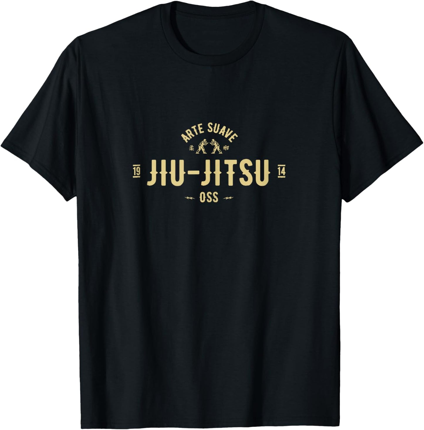 Brazilian Jiu Jitsu shirt Arte Suave Oss BJJ t shirt T-Shirt - T-Shirt | Black