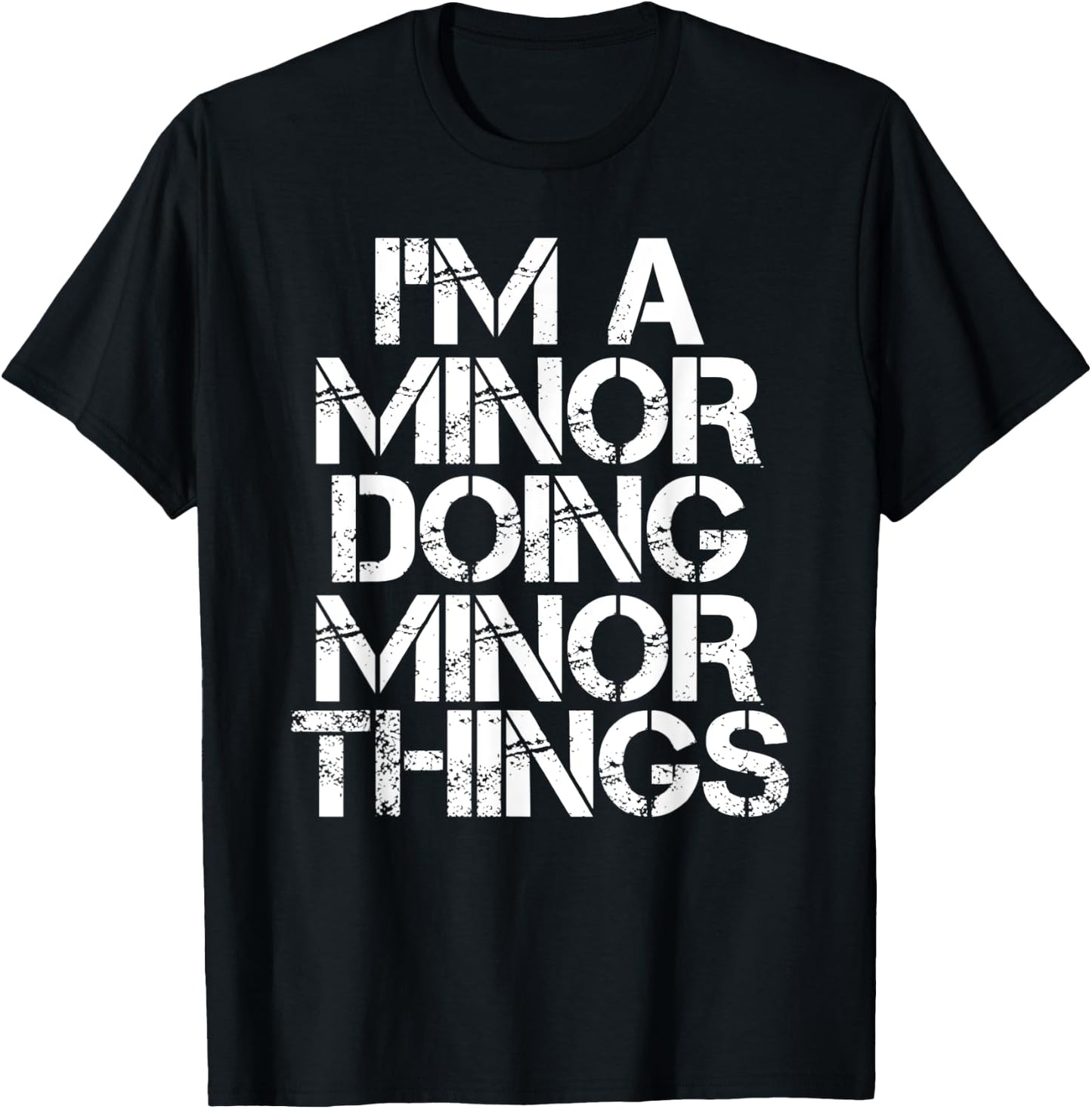 MINOR Funny Surname Family Tree Birthday Reunion Gift T-Shirt - T-Shirt | Black