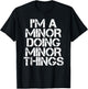 MINOR Funny Surname Family Tree Birthday Reunion Gift T-Shirt - T-Shirt | Black