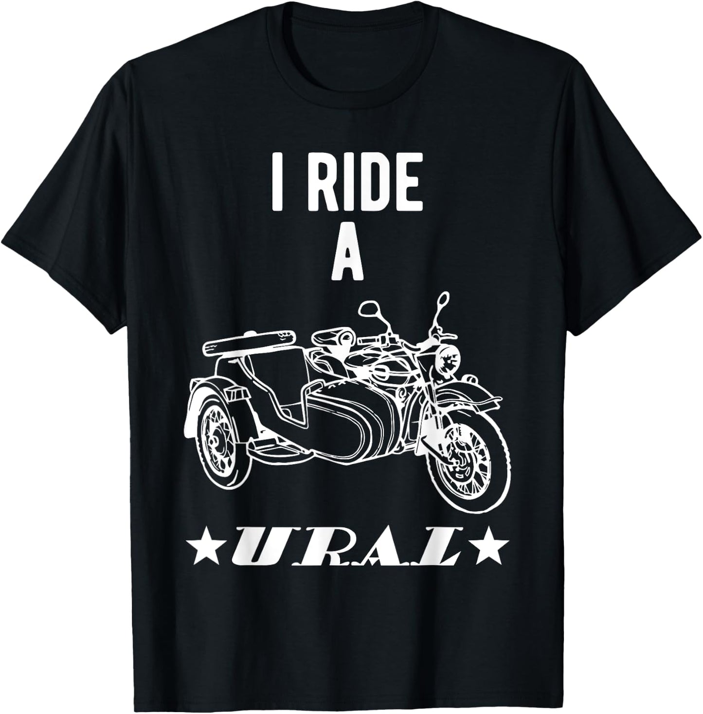 Ural motorcycle spun off-road motorcyclists T-Shirt - T-Shirt | Black