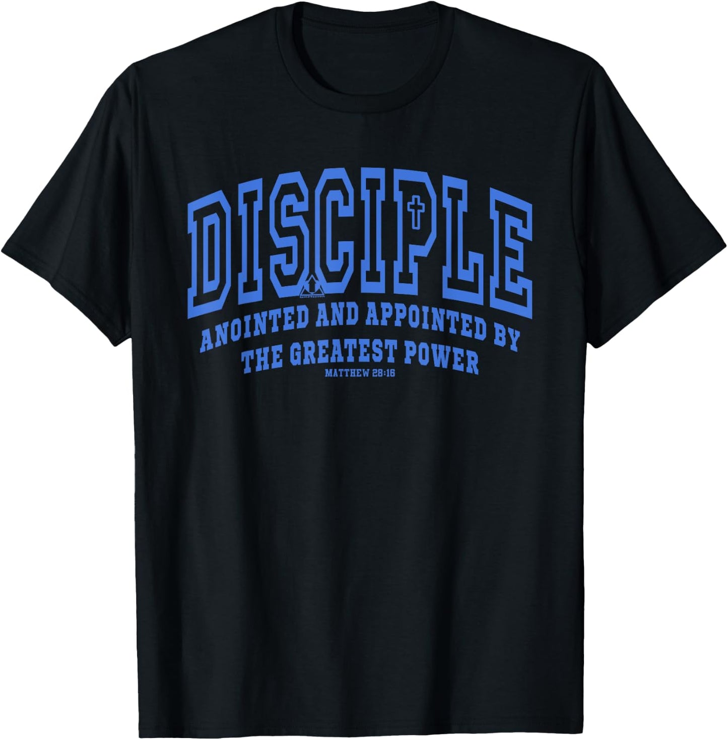 EJSulu Christian Warriors DISCIPLE ANOINTED AND APPOINTED Christian Bible Verse Design -Kids Black Small T-Shirt - T-Shirt | Black