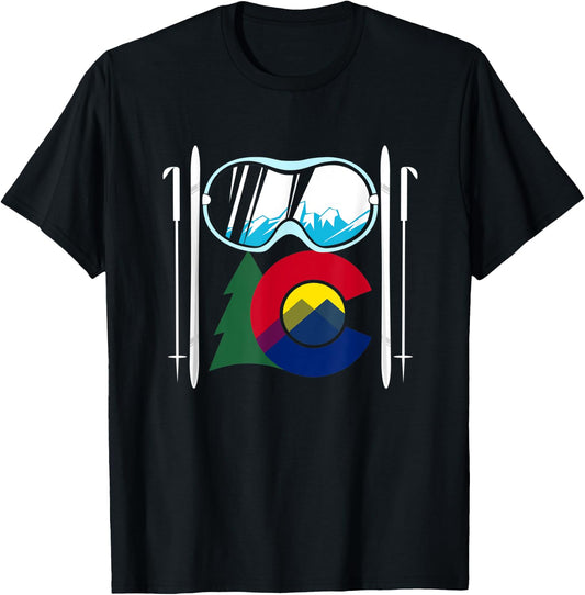 Funny XC Skiing Cross-Country Ski Gift T-Shirt - T-Shirt | Black