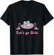 Let's Go Girls Shirt Cute Rodeo girl Pink cowgirl V-Neck T-Shirt - T-Shirt | Black