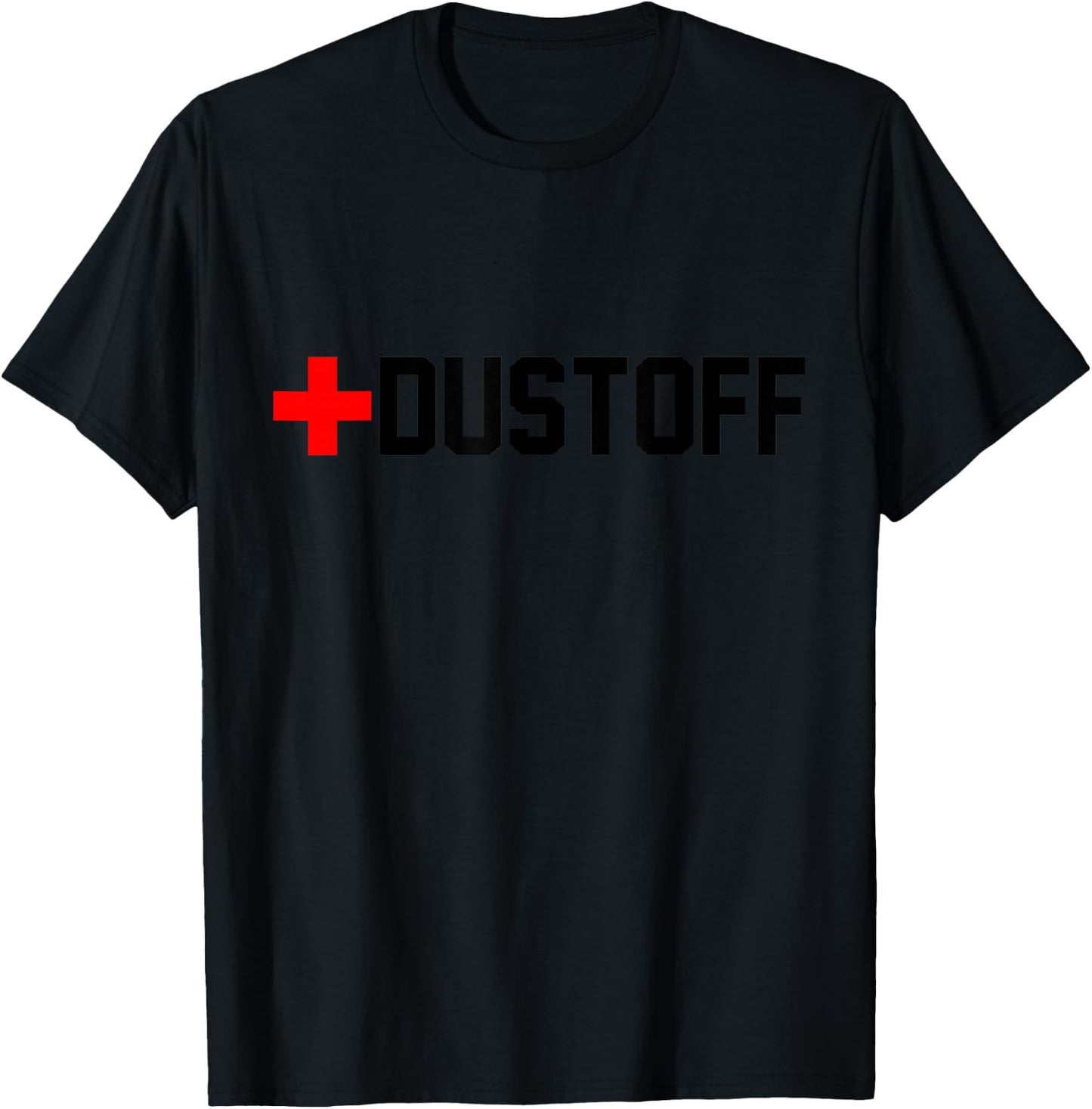 DUSTOFF MEDEVAC CROSS - Black T-Shirt - T-Shirt | Black