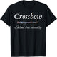 Crossbow Vintage Image Silent but Deadly T-Shirt - T-Shirt | Black