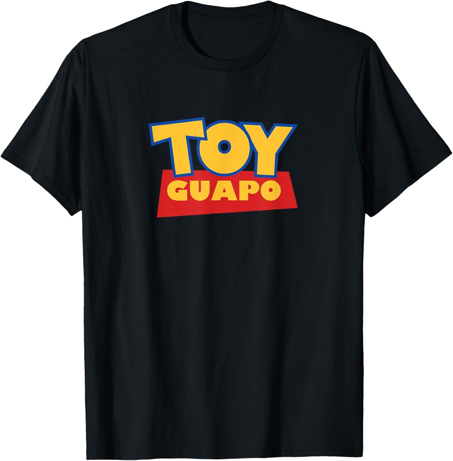 Pan Dulce Designs Men's Funny Toy Guapo - Black, Small, Short Sleeve T-Shirt - T-Shirt | Black