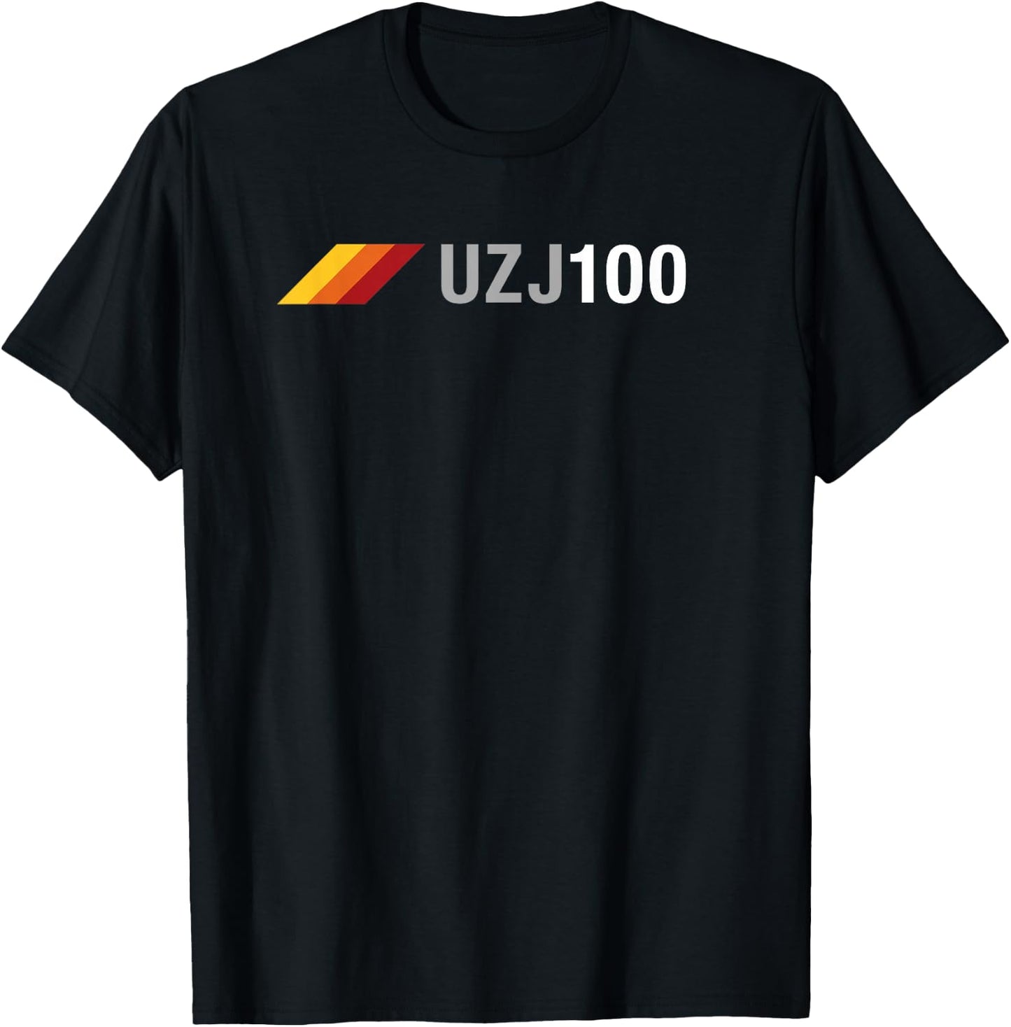 UZJ100 Overland SUV 3 Stripes Vintage Racing 100 Series T-Shirt - T-Shirt | Black