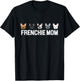 Frenchie Mama French Bulldog Gift Dog Mom Frenchie Mom T-Shirt - T-Shirt | Black
