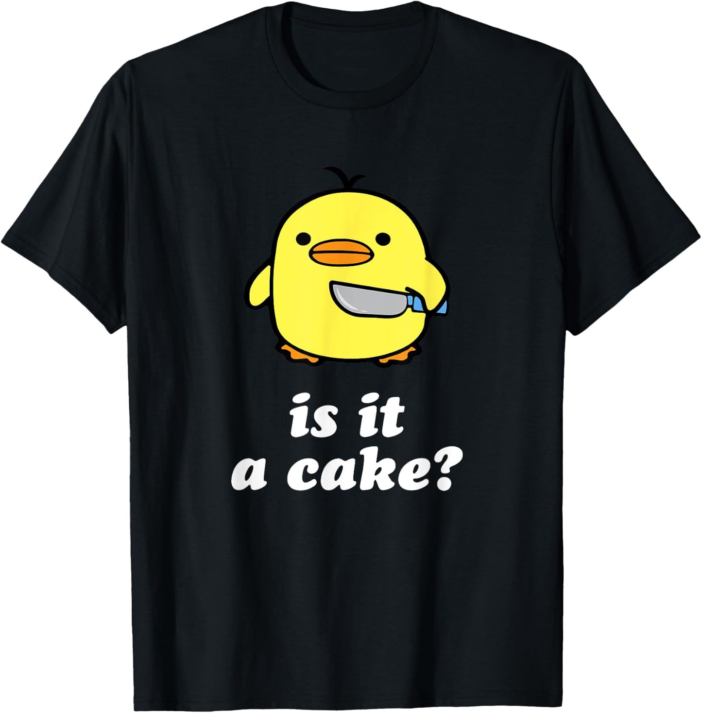 Is It A Cake? T-Shirt - T-Shirt | Black
