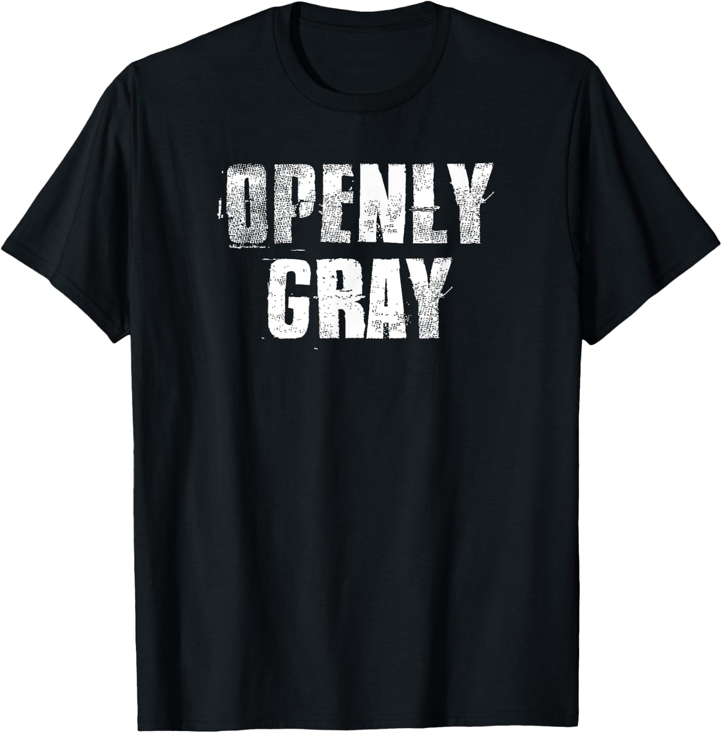 Openly Gray Natural Hair Ladies Women's T-Shirt - T-Shirt | Black