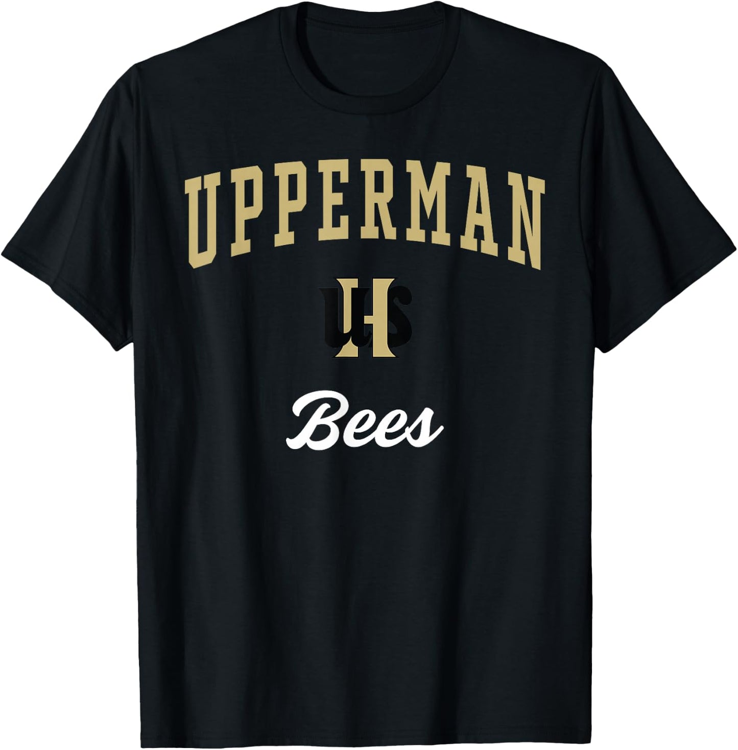 Upperman High School Bees T-Shirt - T-Shirt | Black