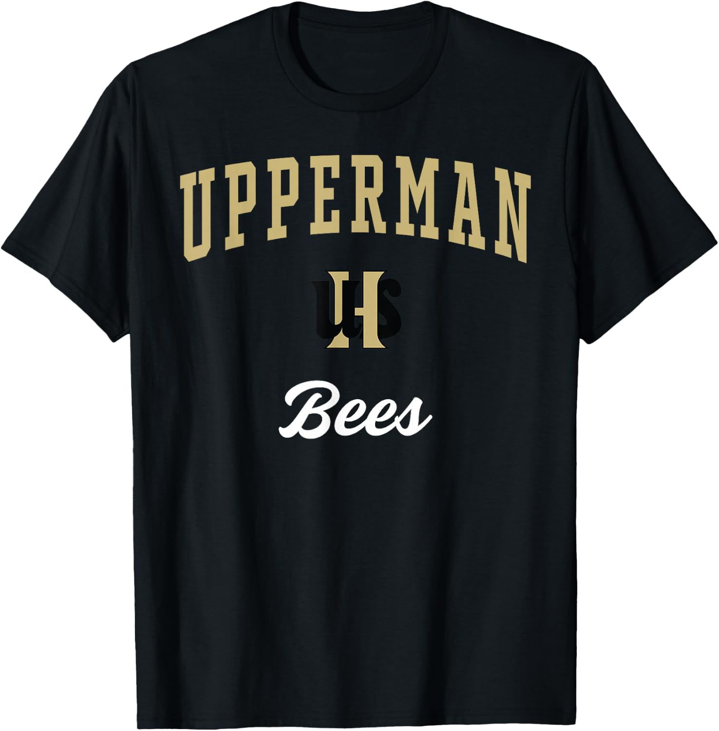Upperman High School Bees T-Shirt - T-Shirt | Black