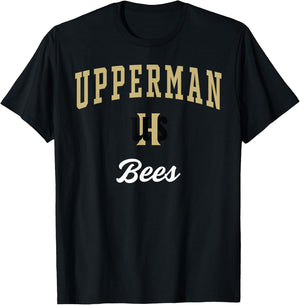 Upperman High School Bees T-Shirt - T-Shirt | Black