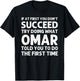 OMAR Gift Name Personalized Birthday Funny Christmas Joke T-Shirt - T-Shirt | Black