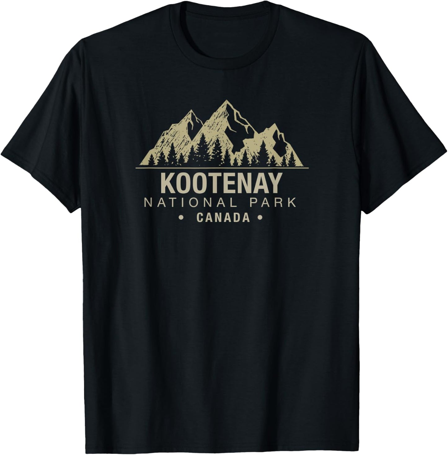 Kootenay National Park T-Shirt - T-Shirt | Black