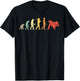Retro Judo Evolution Gift Judokas T-Shirt - T-Shirt | Black