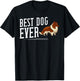 Rough Collie Dog Puppies Owner Lover Men Women Kids T-Shirt - T-Shirt | Black