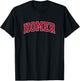 Homer Alaska AK Vintage Sports Design Red Design T-Shirt - T-Shirt | Black