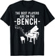 Funny Piano Player Gift Cute Bench Pianist T-Shirt - T-Shirt | Black