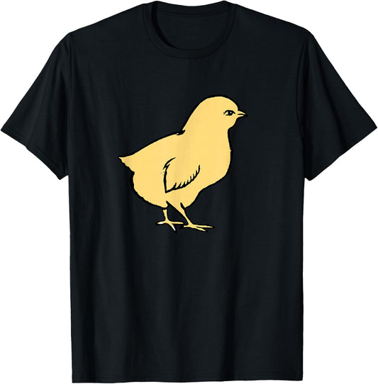 Yellow Baby Chick T-Shirt - T-Shirt | Black