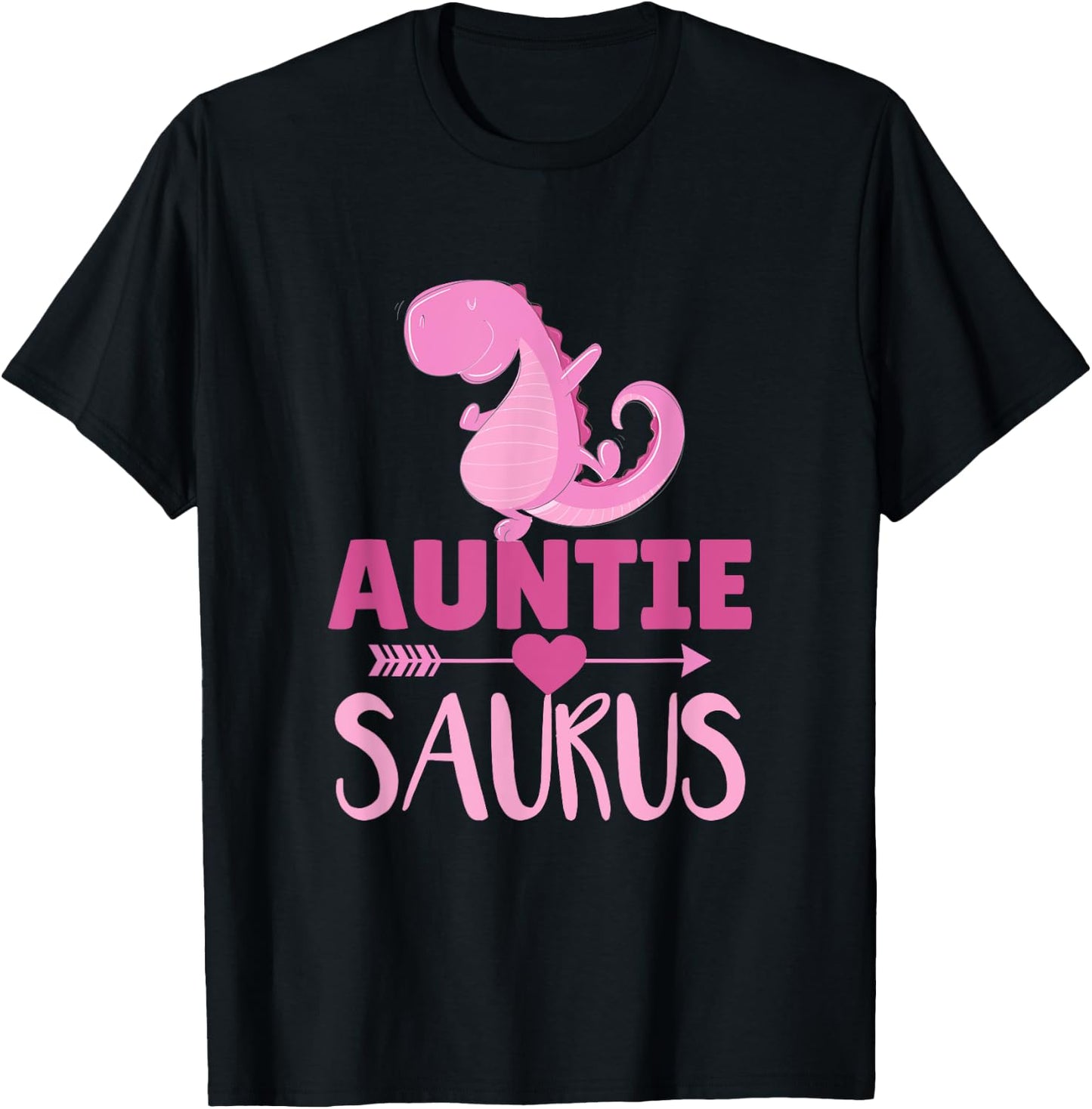 Auntiesaurus Auntie T Rex Dino Familie for Aunt T-Shirt - T-Shirt | Black
