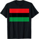 Pan African UNIA Flag Map Continent Black History Month Gift T-Shirt - T-Shirt | Black