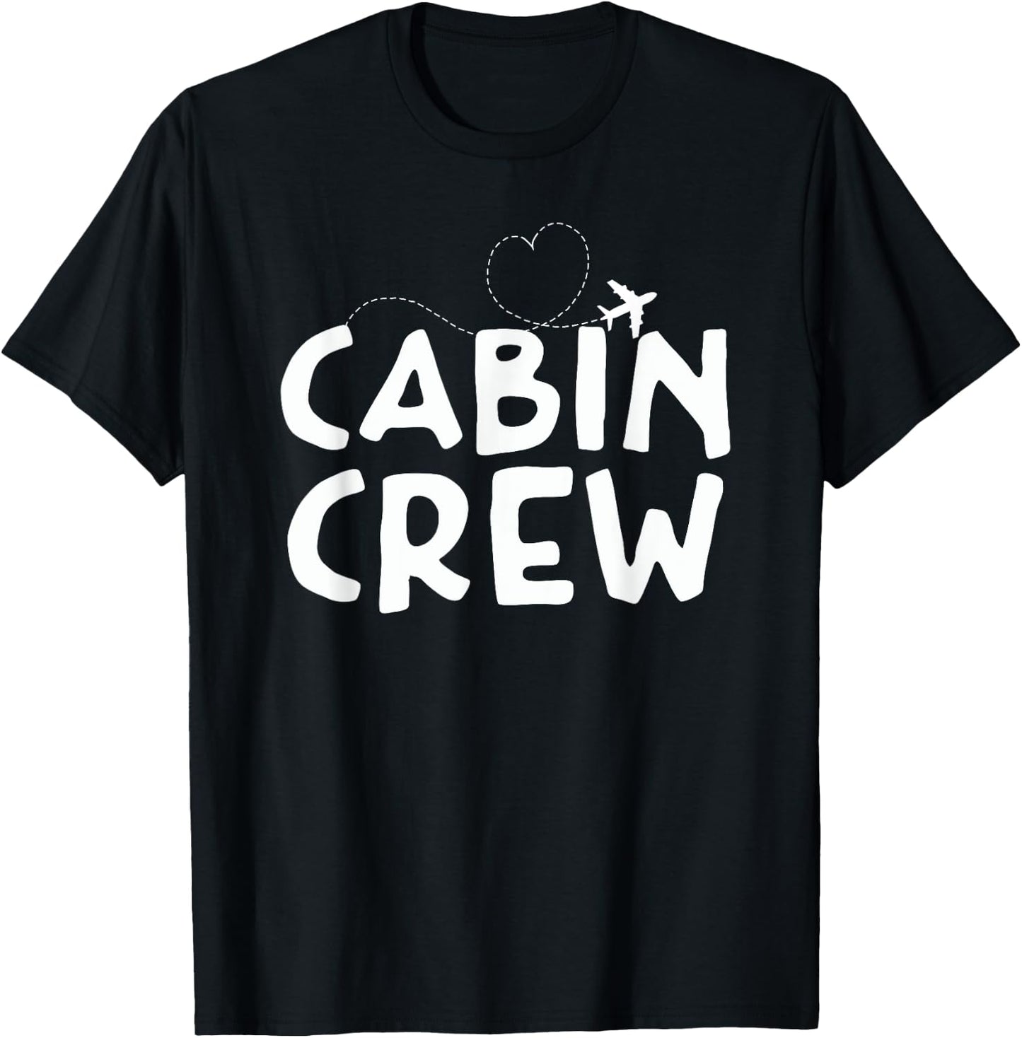 Cabin Crew Flight Attendant Airplane Lovers T-Shirt - T-Shirt | Black