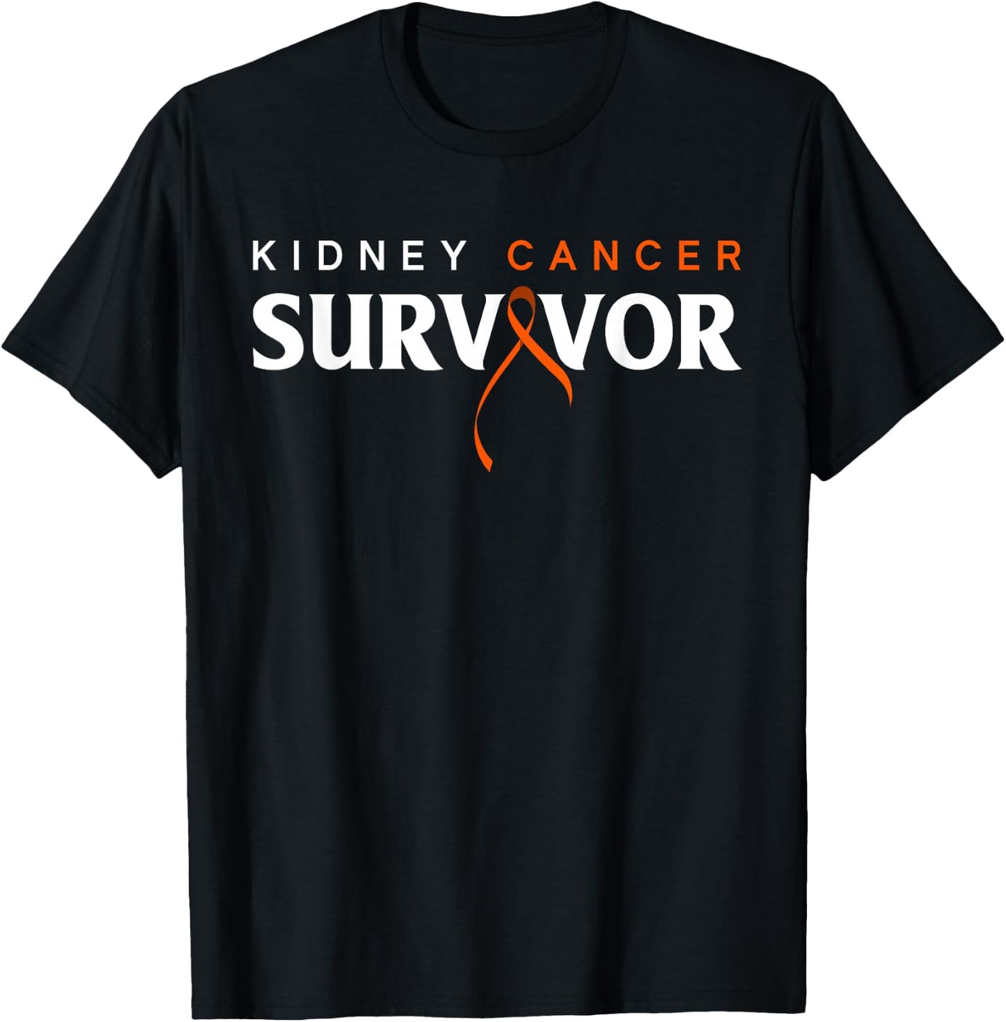 Kidney Cancer Survivor Kidney Cancer Awareness T-Shirt - T-Shirt | Black