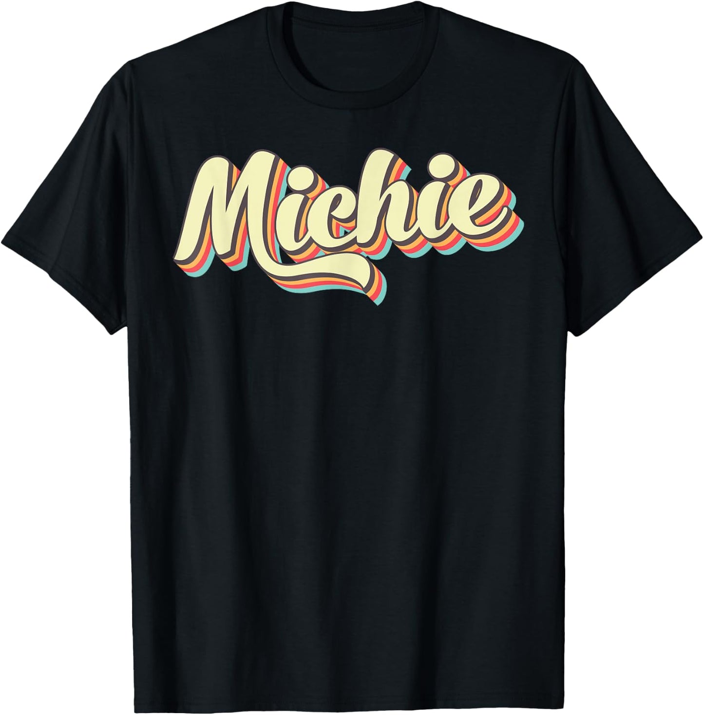 Michie Tennessee Retro Art Vintage T-Shirt - T-Shirt | Black