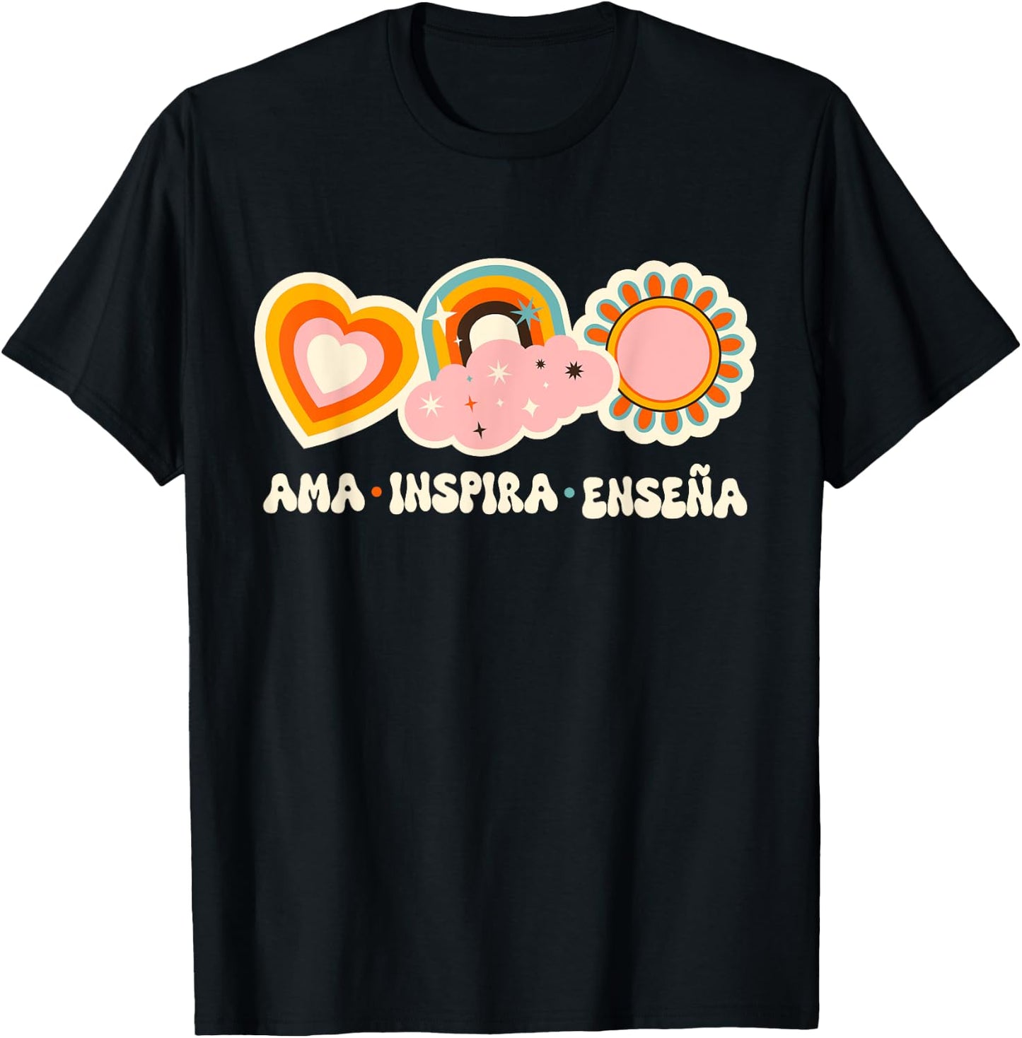 Hispanic Teacher Bilingual Teacher Spanish Teacher T-Shirt - T-Shirt | Black