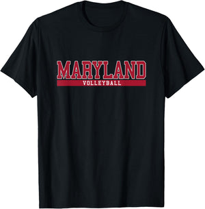 Maryland Volleyball T-Shirt - T-Shirt | Black