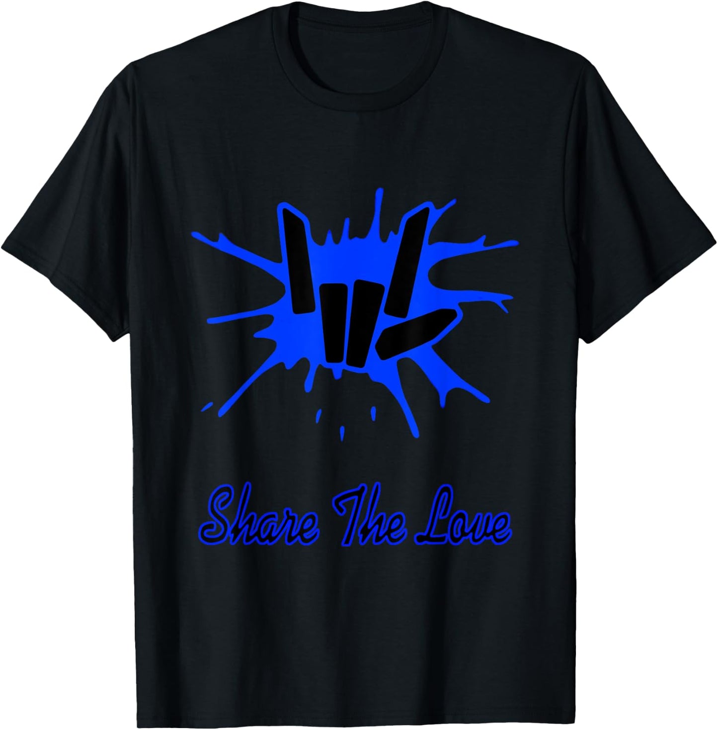 Share Love for Kids and Youth T-Shirt - T-Shirt | Black