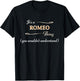 It's a ROMEO Thing, You Wouldn't Understand | Name Gift T-Shirt - T-Shirt | Black