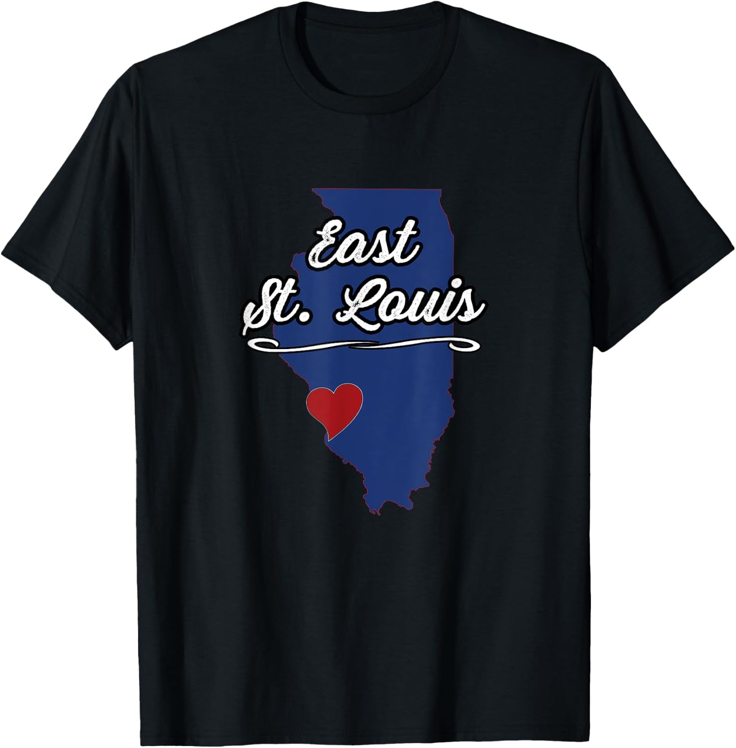 City of East St. Louis Illinois | IL - E. Saint Louis Gift T-Shirt - T-Shirt | Black
