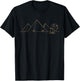 Large pyramids and sphinx of Egypt - elegant design T-Shirt - T-Shirt | Black