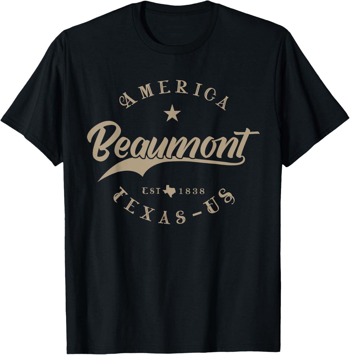 Beaumont TX | Texas T-Shirt - T-Shirt | Black