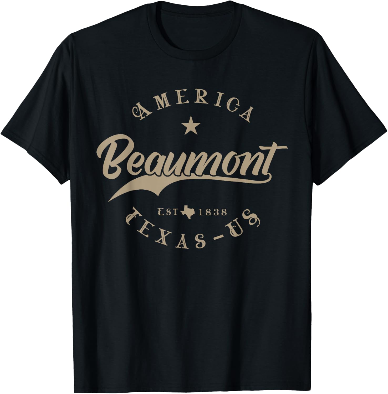 Beaumont TX | Texas T-Shirt - T-Shirt | Black
