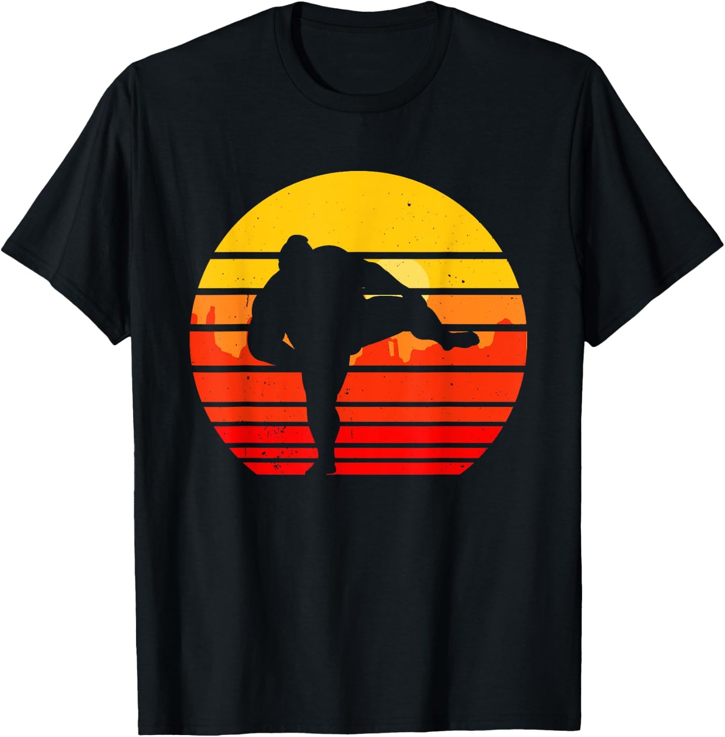 Vintage Sumo Wrestling Japan Japanese Retro Wrestler T-Shirt - T-Shirt | Black