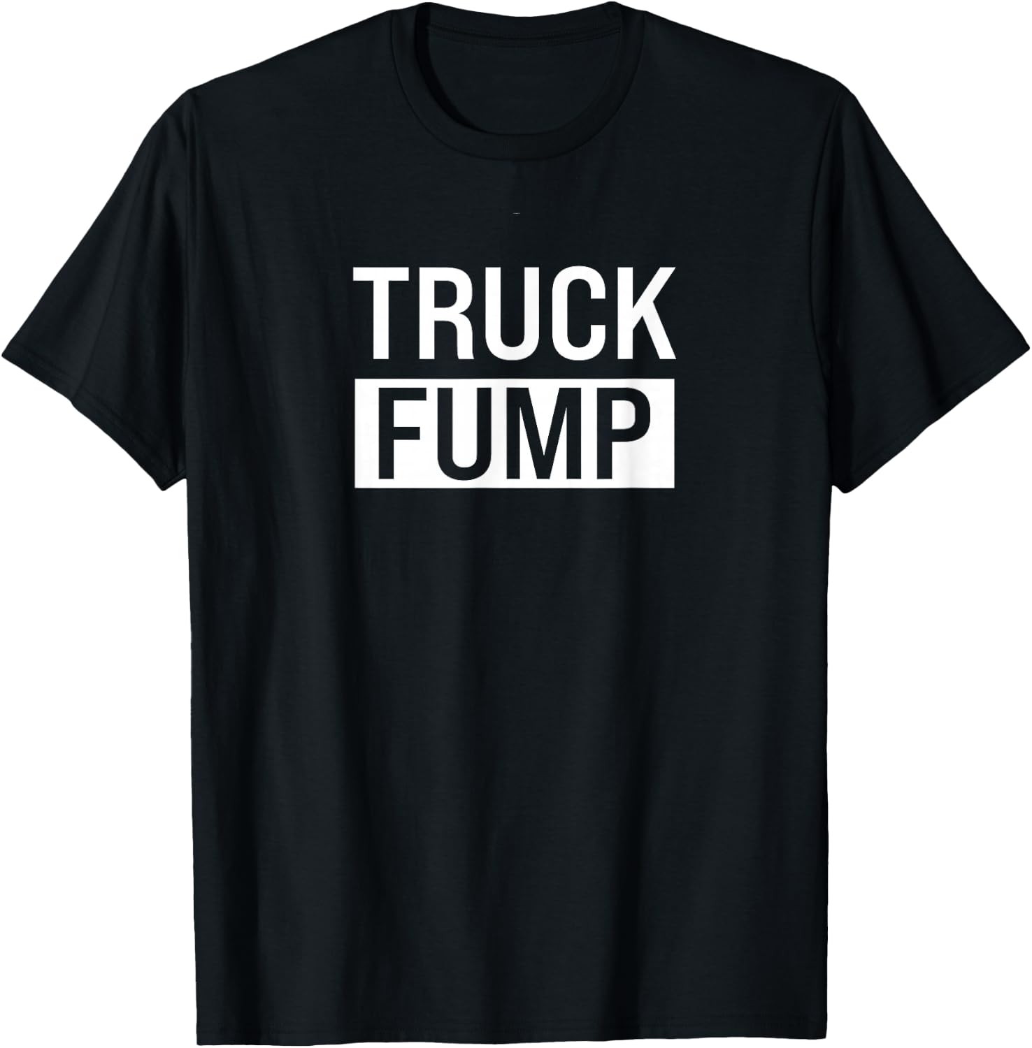 Truck Fump Anti Trump T-Shirt - T-Shirt | Black