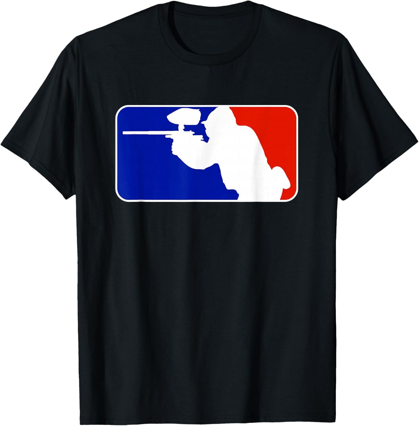 Paintball Tournament League Player Major T-Shirt - T-Shirt | Black