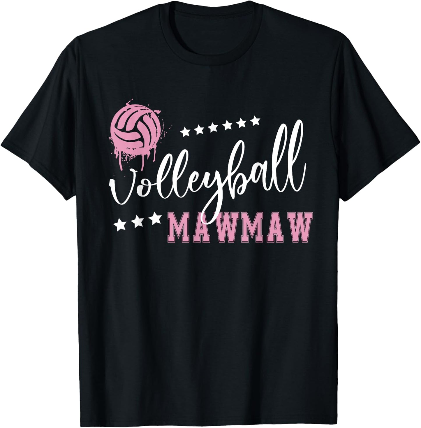 Volleyball Mawmaw Gifts T-Shirt - T-Shirt | Black