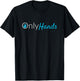 OnlyHands Zag Black , Small, Short Sleeve, Letter Print, Modern, Casual, Sports, Maternity, Travelling T-Shirt - T-Shirt | Black