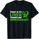 Liver Transplant Anniversary - Liver Transplant Survivor T-Shirt - T-Shirt | Black
