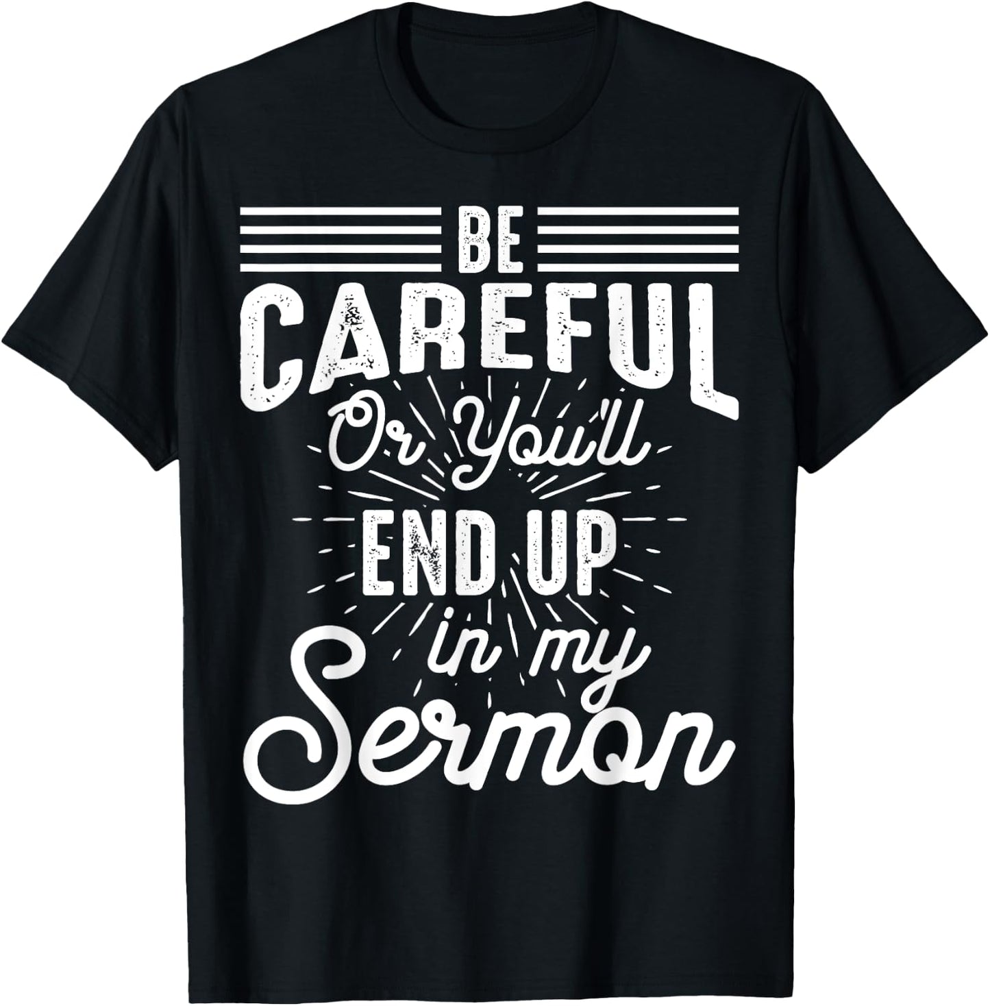 Funny Pastor Appreciation Gift Cool Christian Church Men T-Shirt - T-Shirt | Black