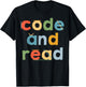 Code And Read Dyslexia Learning Disability Dyslexic Women T-Shirt - T-Shirt | Black