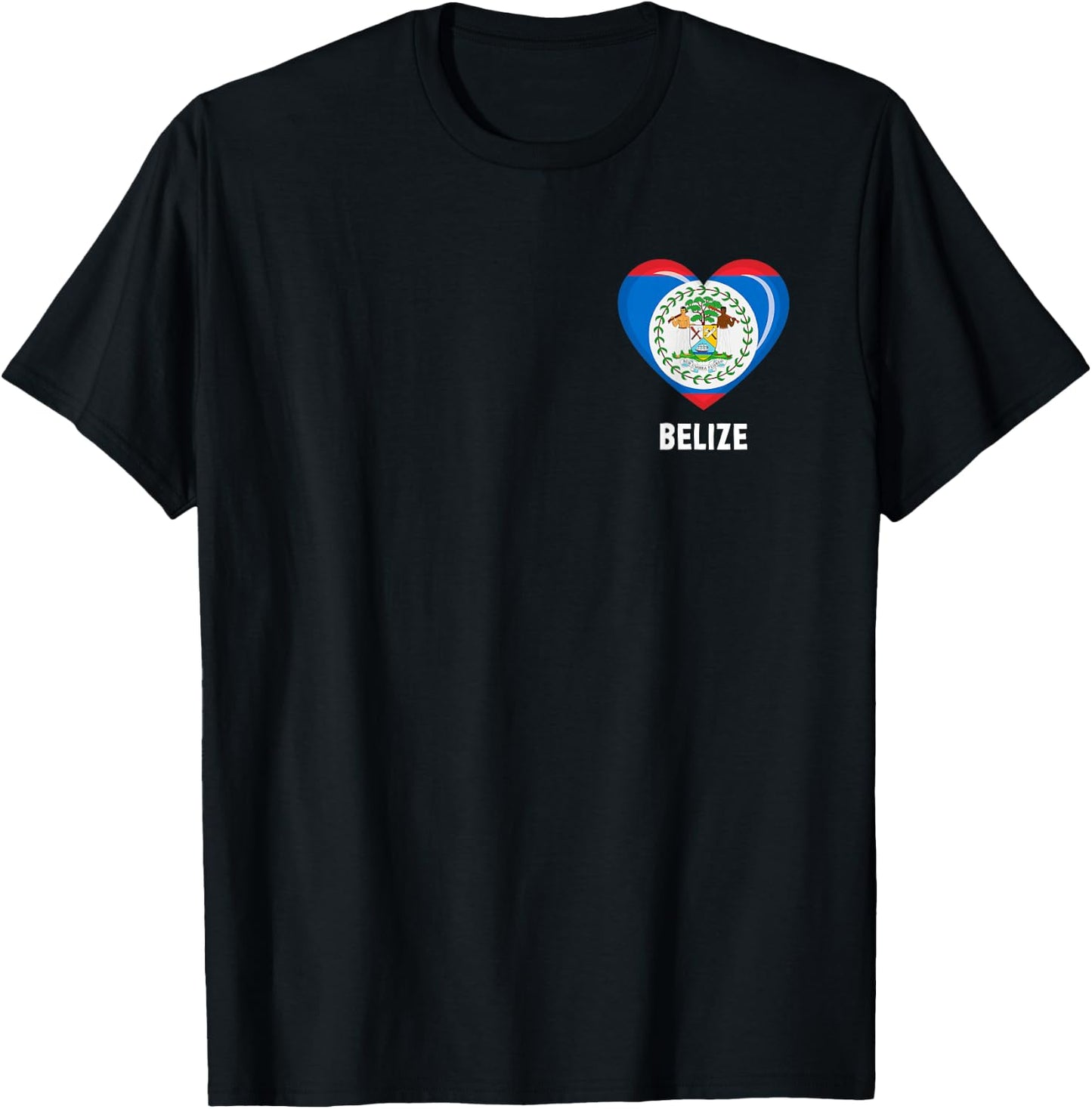 Belize Flag Shirt | Belizeans T-Shirt - T-Shirt | Black